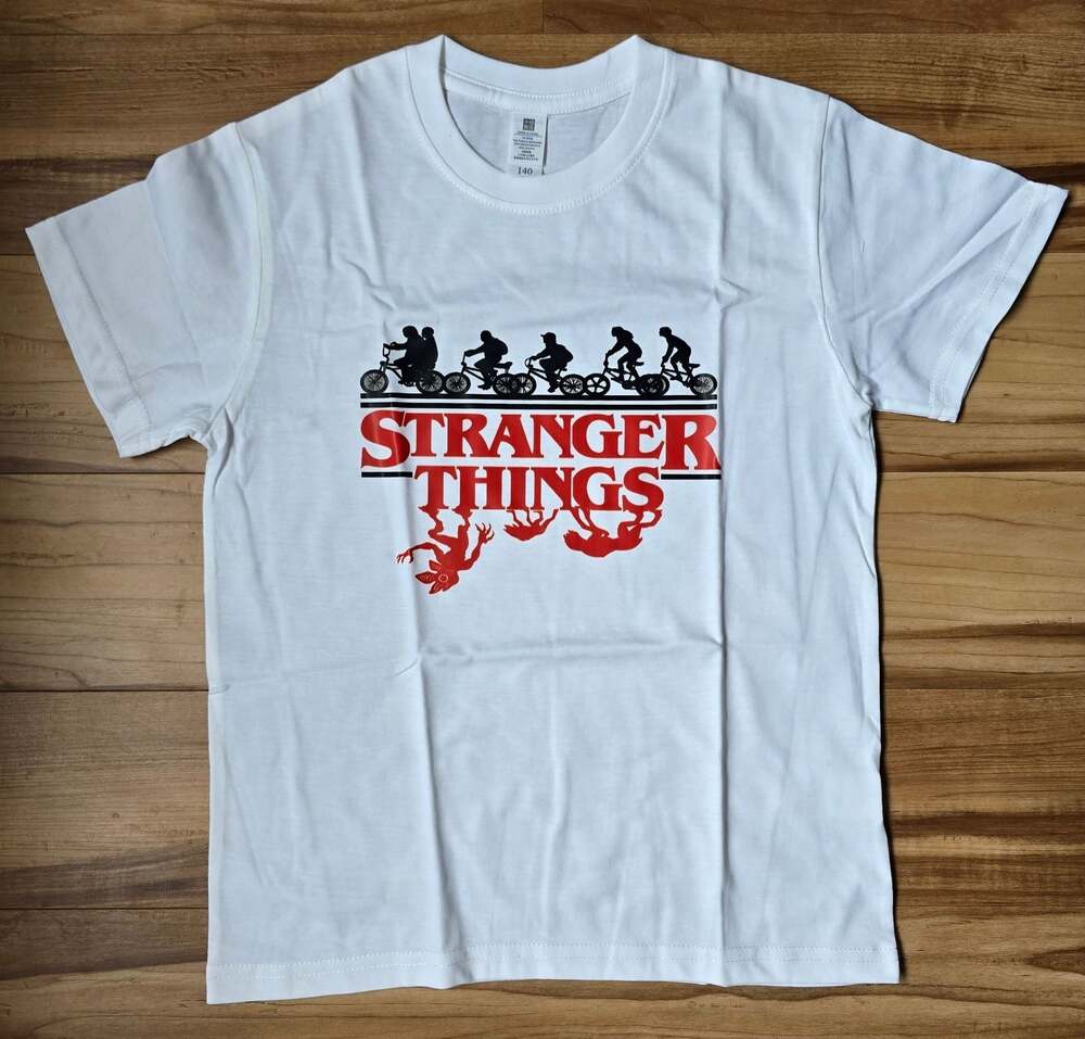 Stranger Things Kids Biking Graphic T-Shirt
8 yr old